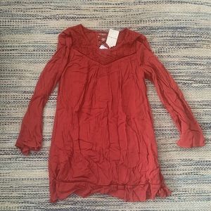 NWT Rust Lace Dress